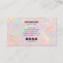 Search for simulations business cards Mineral opal