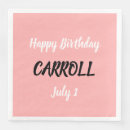 Search for happy birthday napkins White