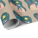 Search for astronaut wrapping paper Rocket ship
