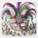 Search for mardi gras masks stickers Feathers