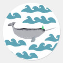 Search for sea unicorn stickers Whale