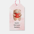 Search for teddy bear gift tags Watercolor