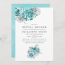 Search for aqua bridal shower invitations Pastel