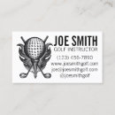Search for course business cards Golfer