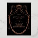 Search for vintage quinceanera invitations Black
