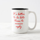 Search for tardy mugs Always late