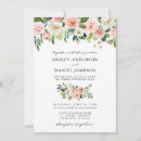 Search for pink floral wedding invitations Vintage