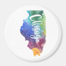 Search for chicago magnets Watercolor