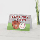 Search for baseball save the dates Couple