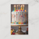 Search for birthday cake business cards Catering
