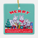 Search for white wolf christmas tree decorations Dog