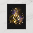 Search for music place cards Black