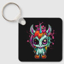 Search for zombies square key rings Halloween
