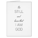 Search for be still and know i am god cards Faith