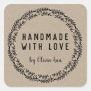 Search for show love stickers Handmade with love