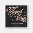 Search for black and rose gold napkins Formal