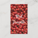 Search for tomatoes business cards Health