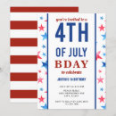 Search for america party invitations Red white blue