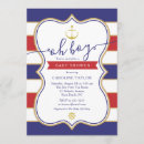 Search for anchor baby shower invitations Gold