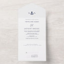 Search for navy blue and white invitations Monogrammed