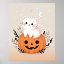 Search for cute halloween pumpkin posters Cat