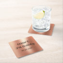 Search for rose gold coasters Birthday