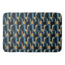 Search for navy blue gold bath mats Pattern