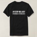 Search for stop hillary tshirts Republican