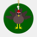 Search for funny turkey christmas tree decorations Turkeys