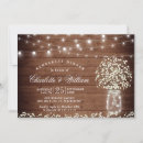 Search for mason jar rehearsal dinner invitations Wood