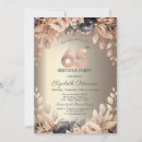 Search for elegant 65th birthday invitations Glitter