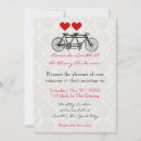 Search for tandem bicycle wedding invitations Elegant