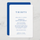 Search for royal blue birthday invitations Elegant
