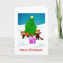 Search for red panda christmas cards Tree