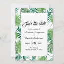 Search for palm tree leaf invitations Watercolor