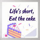Search for eat cake posters Food