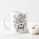 Search for know that i am god mugs Faith