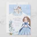Search for ice princess invitations Blue