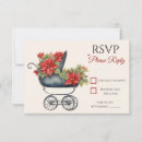 Search for christmas rsvp cards Poinsettia