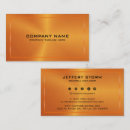 Search for black and orange business cards Elegant
