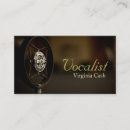 Search for vocalist business cards Entertainment