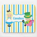 Search for mad hatter mousepads Alice in wonderland