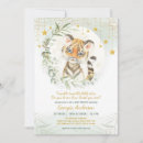 Search for cub baby shower invitations Tiger