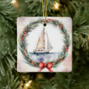 Search for sail christmas tree decorations Watercolor