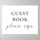 Search for guest book wedding signs Typography