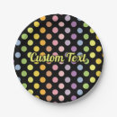 Search for polka dot paper plates Fashion