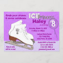 Search for ice skating birthday invitations Girl