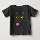 Search for black cat baby shirts Cute