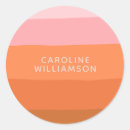 Search for pink striped stickers For her