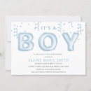 Search for foil baby boy shower invitations Modern